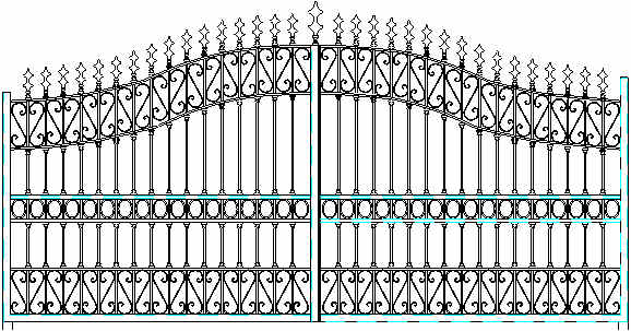 Blocchi Cad In Formato Dwg Opere In Ferro Cancelli Free Download